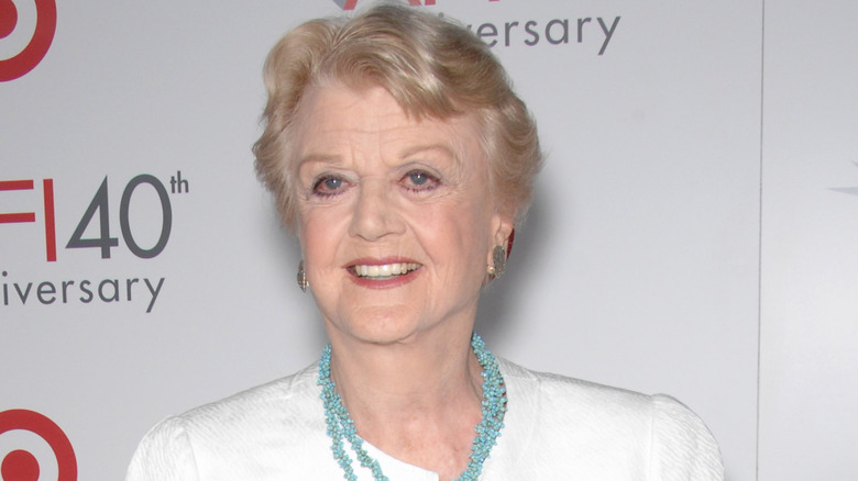 Angela Lansbury smiles for a photo