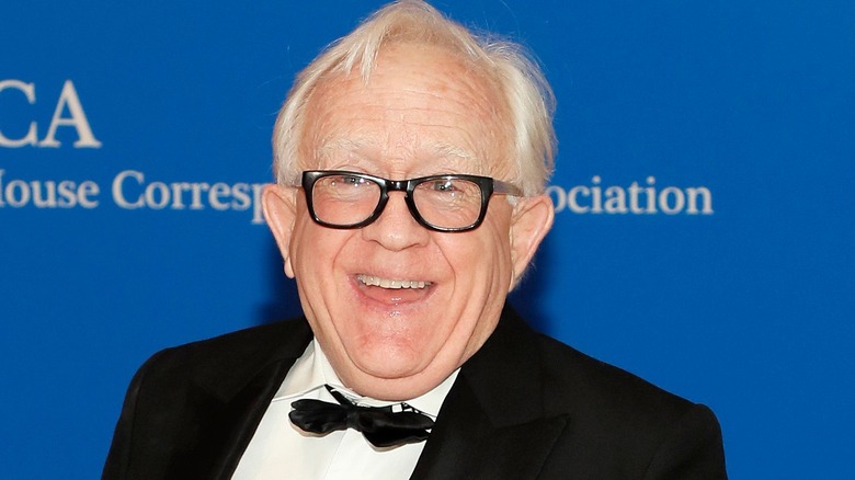 Leslie Jordan gives a big smile