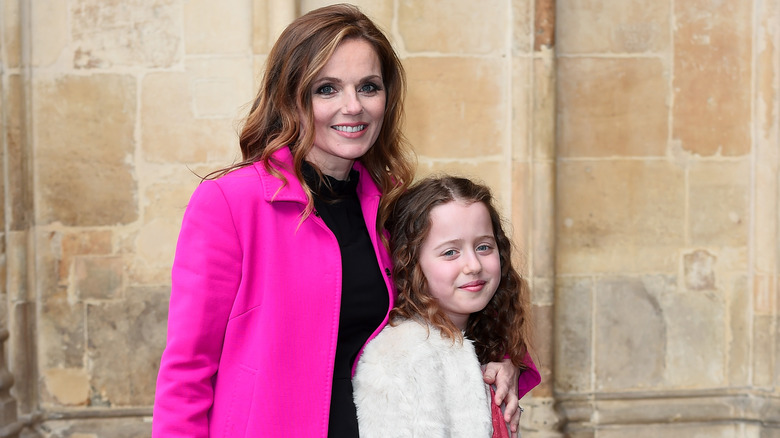 Geri Halliwell and daughter Bluebell