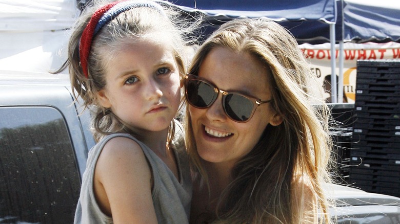 Alicia Silverstone and her son