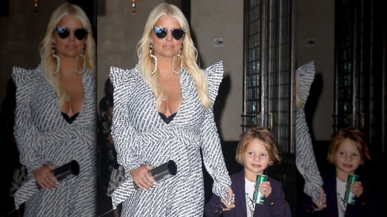 Jessica Simpson and son