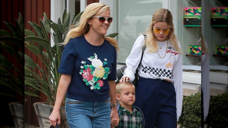 Reese Witherspoon and her children