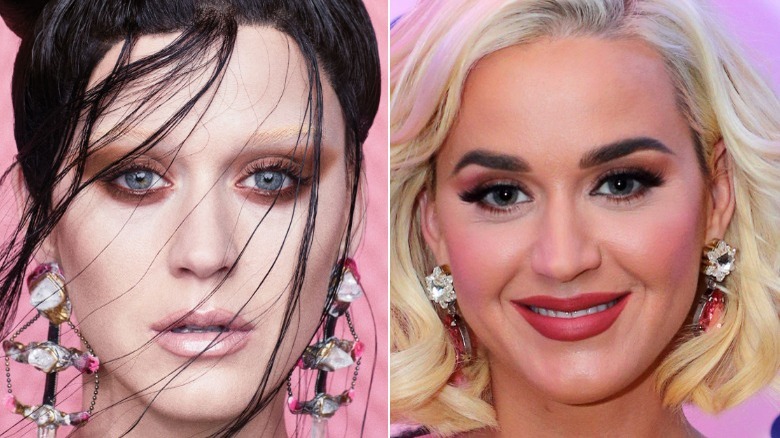 Katy Perry's 2019 PAPER cover & Perry with blond hair