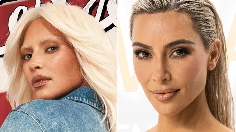 Kim Kardashian's INTERVIEW cover & Kardashian with slick-back hair