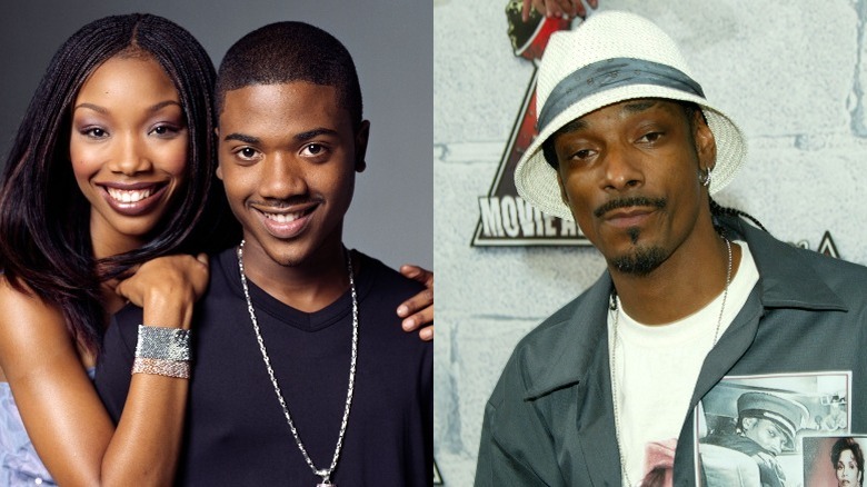 Brandy and Ray J, and cousin Snoop Dogg
