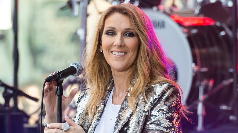 Celine Dion smiling