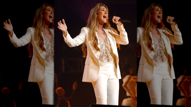 Celine Dion singing 