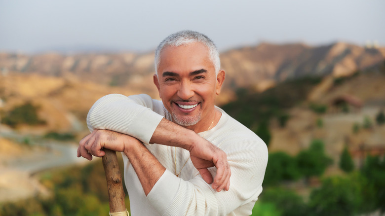 Cesar Millan outdoor portrait