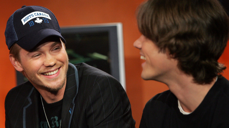 Chad Michael Murray and Jared Padalecki share a laugh