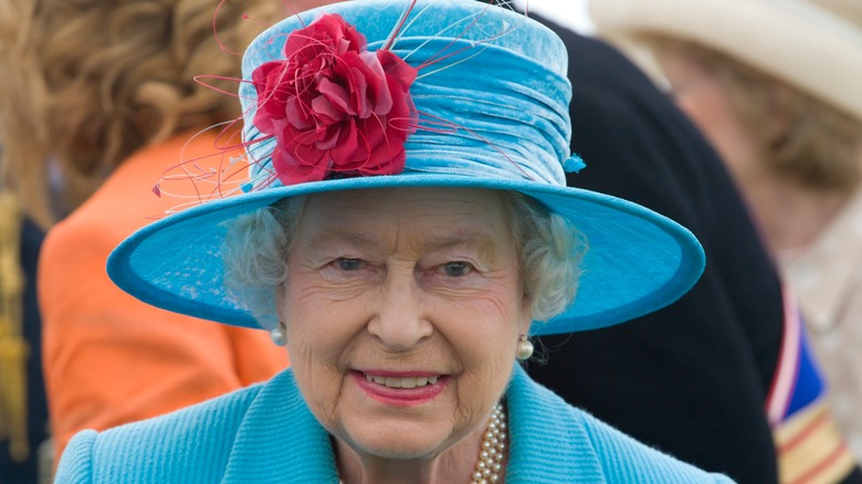 Queen Elizabeth II smiling 