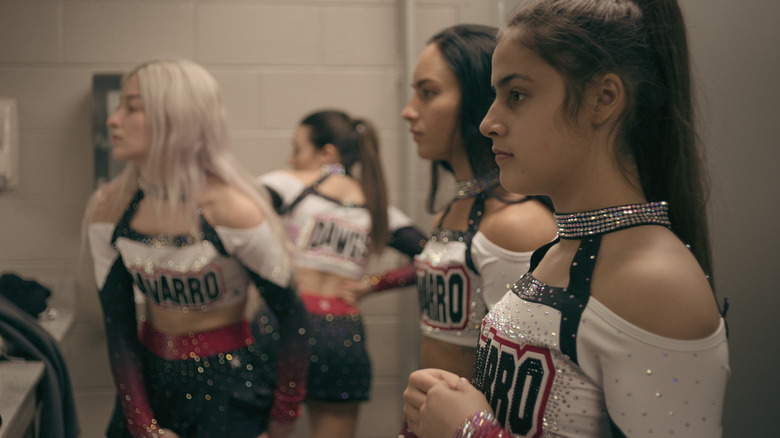 Lexi Brumback, Gabi Butler, and Faith Gatlin in Cheer