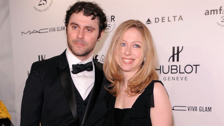 Marc Mezvinsky and Chelsea Clinton at a Delta event