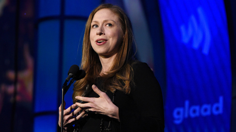 Chelsea Clinton speaking glaad event