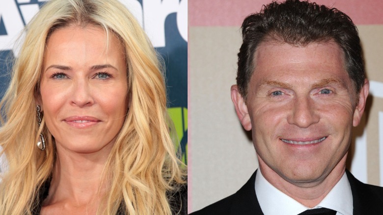 Chelsea Handler and Bobby Flay headshots