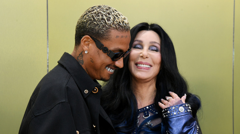 Cher and Alexander Edwards smiling together