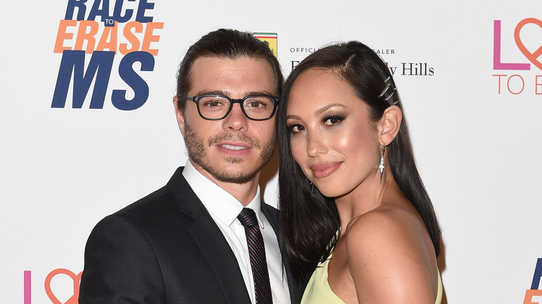 Matthew Lawrence and Cheryl Burke on the red carpet