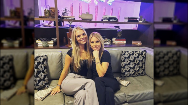 Catherine Young and Cheryl Hines