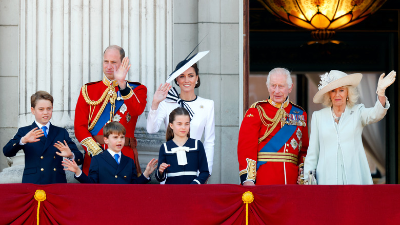 Royals on the Buckingham Palace balcony