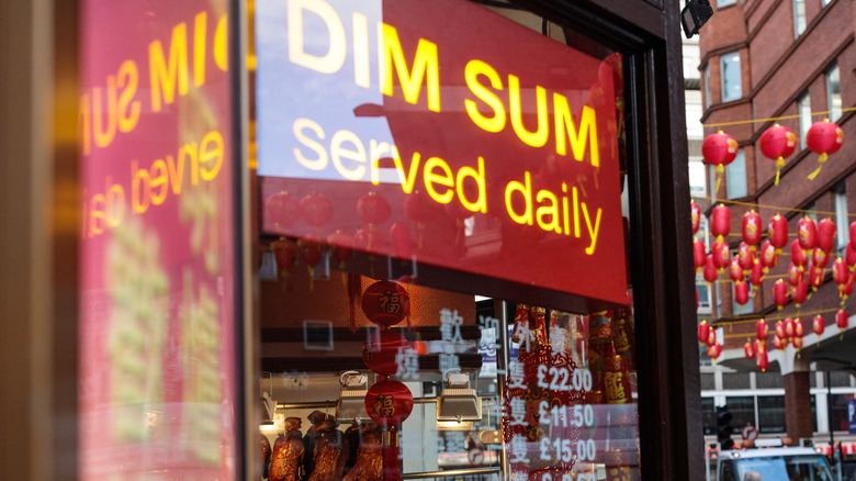 dim sum restaurant in a city