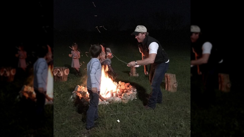 Gaines family campfire