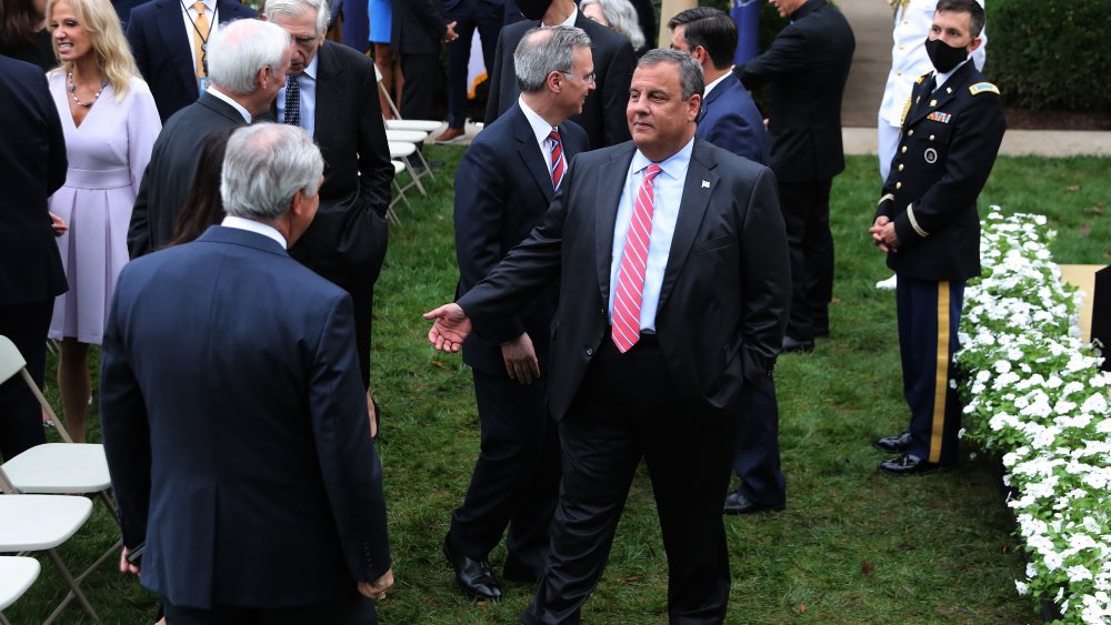 Chris Christie at the Rose Garden 9/26/20