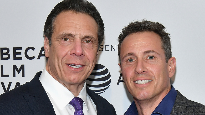 Andrew and Chris Cuomo pose together