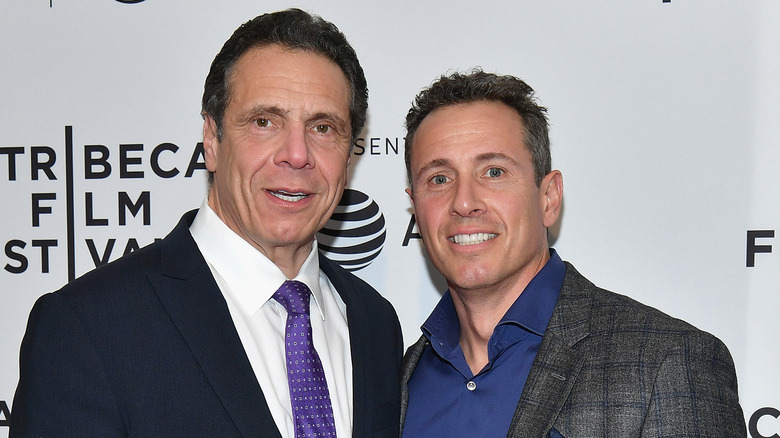 Andrew and Chris Cuomo posing together