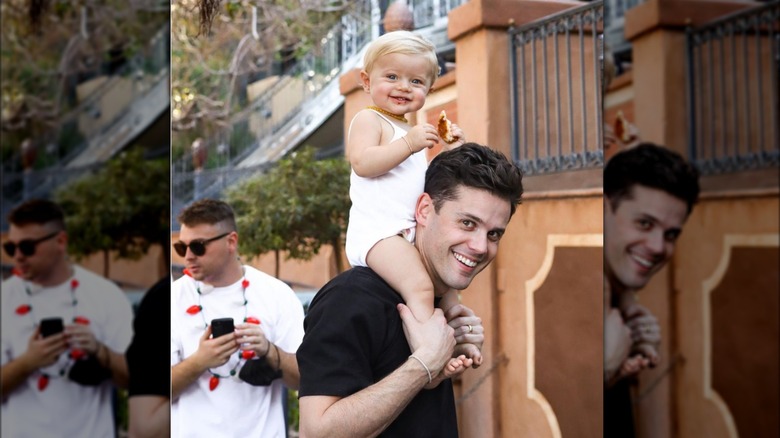 Chris Osmond and daughter