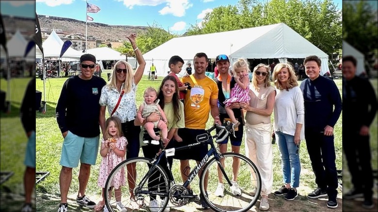 Chris Osmond and family at Ironman