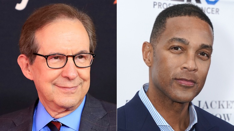 Split image of Chris Wallace and Don Lemon