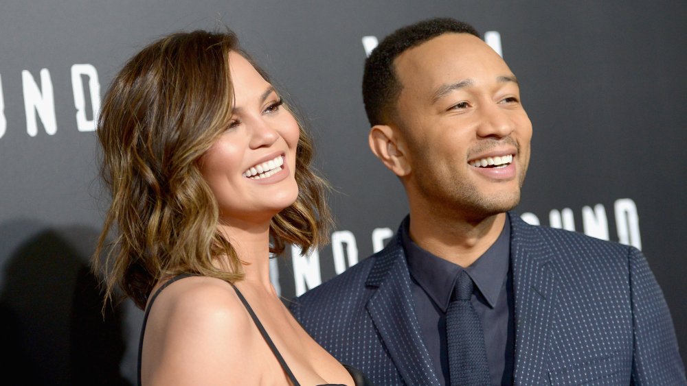 Chrissy Teigen and John Legend attend WGN America's "Underground" Season Two Premiere Screening