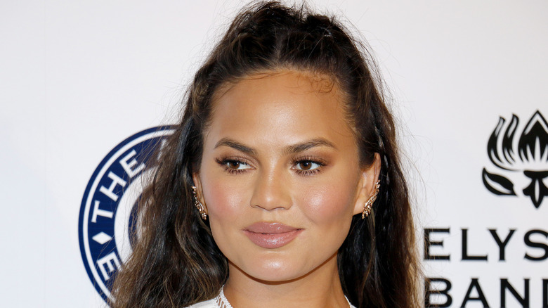 Chrissy Teigen smiling