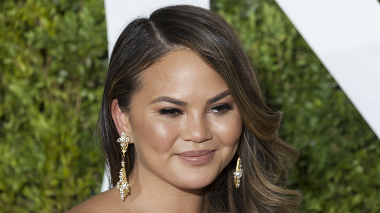 Chrissy Teigen smiling