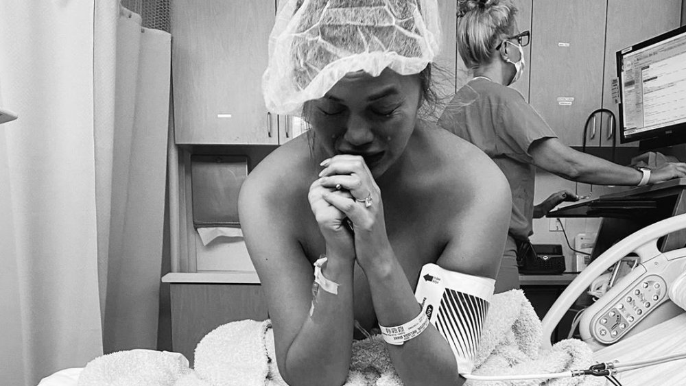 Chrissy Teigen in hospital 