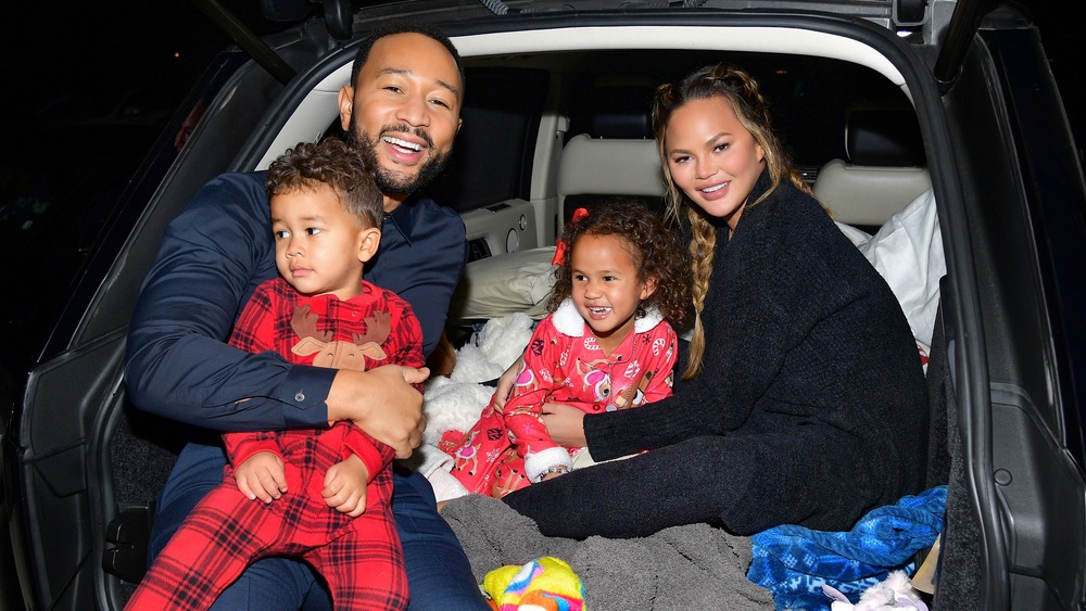 Chrissy Teigen, John Legend and their kids