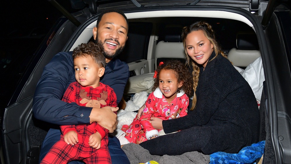 John Legend, Miles Legend, Luna Legend, Chrissy Teigen