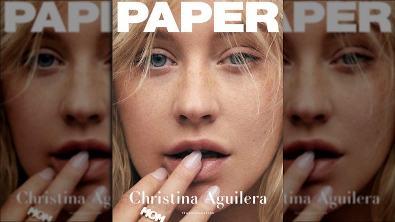 Christina Aguilera Paper magazine cover 2018