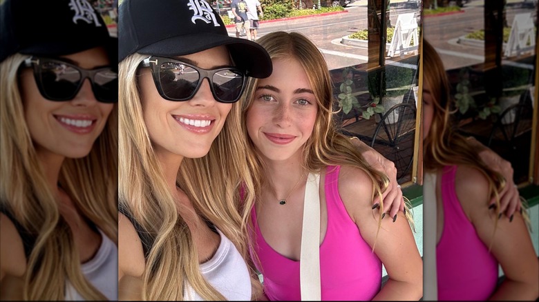 Christina Haack posing with her daughter in a selfie