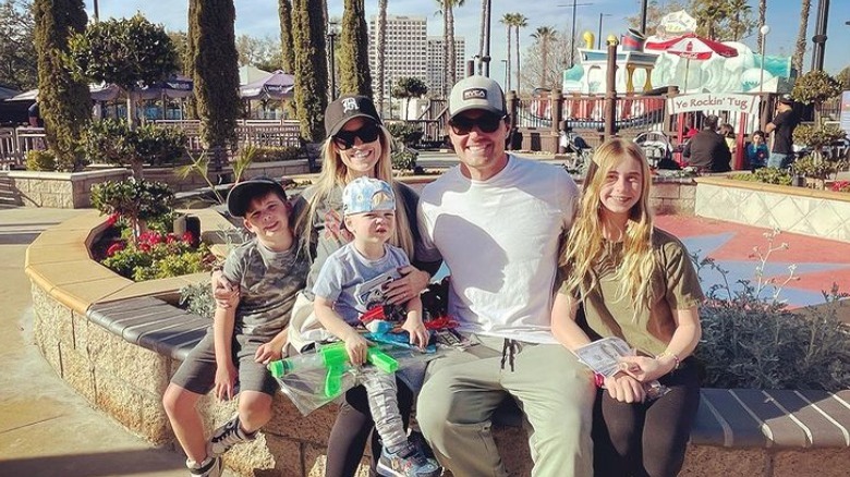 Christina Hall's family photo from Instagram