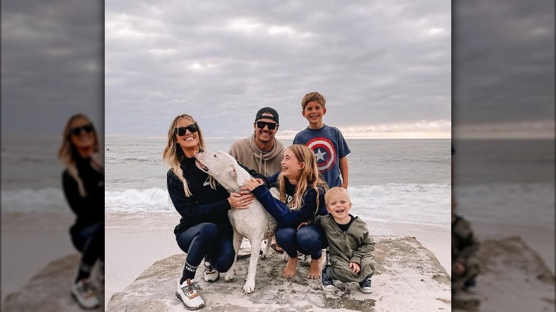 Christina Hall and family in Instagram photo