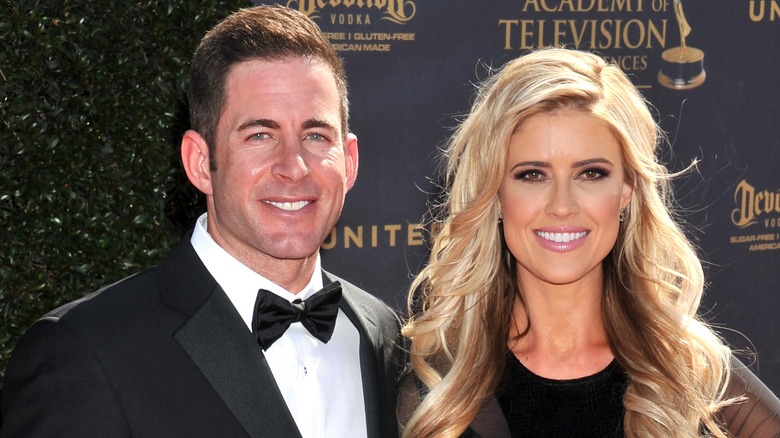 Tarek El Moussa Christina Hall smiling