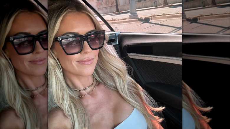 Christina Hall selfie in sunglasses