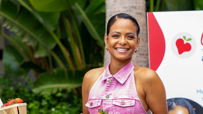 Christina Milian smiling