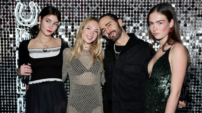 Grace Burns and co. with Marc Jacobs