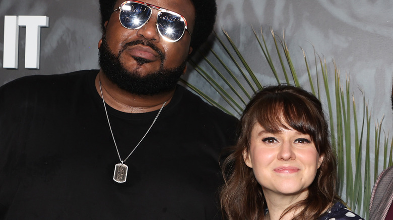 Claudia O'Doherty and Craig Robinson posing together