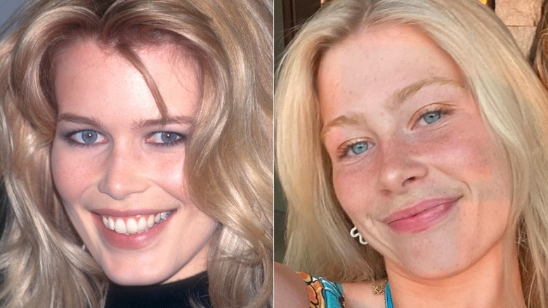 Claudia Schiffer's Daughter Clementine Has Grown Up To Be Her Mother's Twin