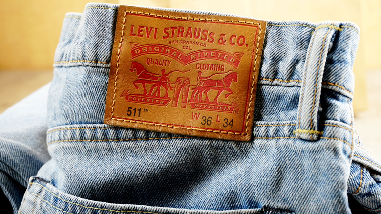 Vintage Levis label