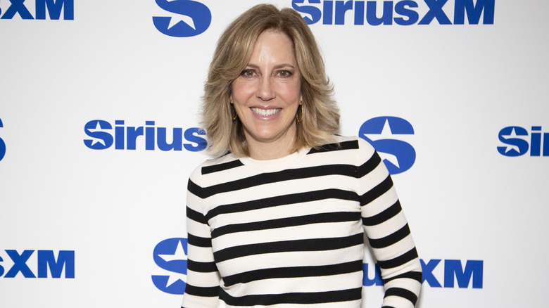 Alisyn Camerota visits SiriusXM Studios on March 05, 2024