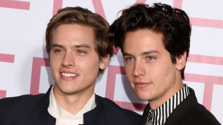 Dylan and Cole Sprouse on red carpet