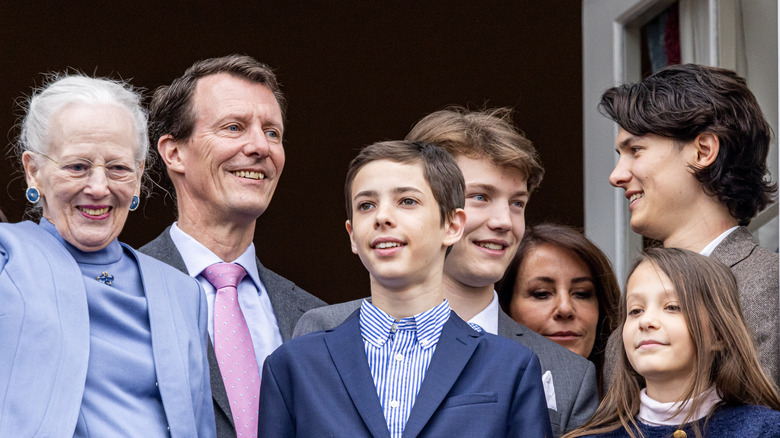 Danish royal family together in 2023, smiling